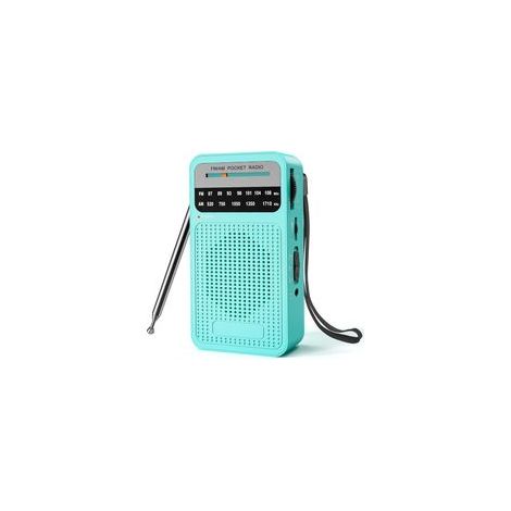 Radio Portable FM/AM - Transistor Compact à Piles avec Son Haut de Gamme et Réception Parfaite, Mini Radio de Voyage