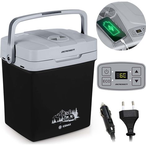 Frigorifero turistico Berdsen Icemax 26 litri modalità ECO - nero