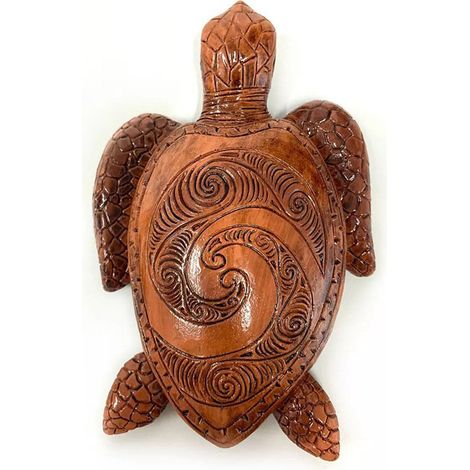 Figura decorativa de tortuga de resina – Figura de tortuga de resina multicolor, 15 x 11 x 4 cm – Escultura de tortuga inoxidable e impermeable para uso exterior. (1/5)