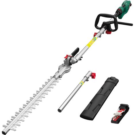 Taille Haie Telescopique Electrique 900W, Elagueuse sur Perche, Electric Hedge Trimmer, Extensible 200-250 cm, Double Interrupteur et Double Poignée, pour Tailler Les Haies et Arbustes (1/5)