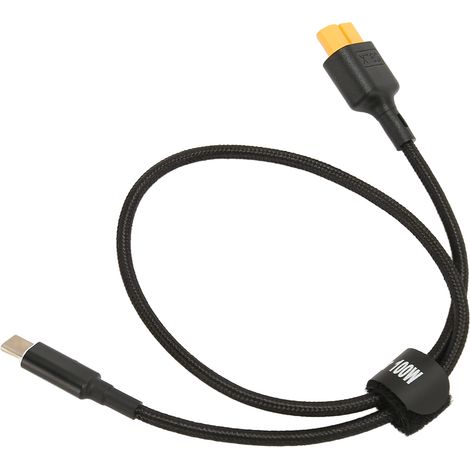 Câble de charge USB-C vers XT60 PD 100 W pour outils Kitrc M7, M6, M6D et M8S (0,5 m / 1,6 pi) (1/5)