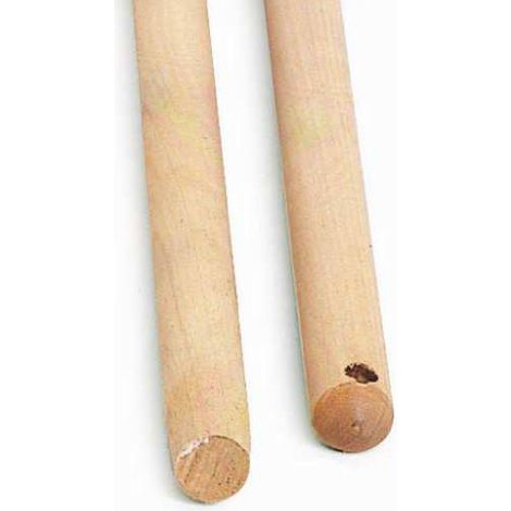 Manche bois cantonnier NOTRE SELECTION 1,40 m Ø28 mm lot de 2