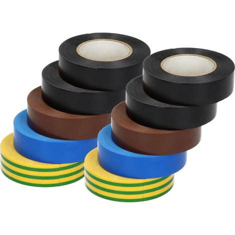 Nastro isolante orno 5 pezzi 19 mm x 20 m ignifugo