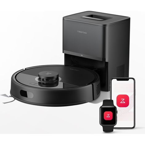 Roborock Q7 L5+ Robot Aspirateur Laveur 2-en-1 avec Station de Vidage Automatique 8000 Pa HyperForce® Anti-Enchevêtrement JawScrapers® Boost Automatique Moquette 150 min d'Autonomie Alexa & Google Hom (1/5)