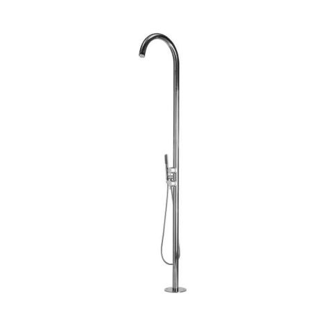 Colonne de douche extérieure à 2 mitigeur chromé Pool - Bossini L00359030 (1/3)
