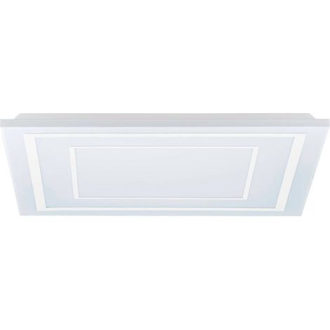 Plafoniera Moderna Albarca Alluminio Bianco Luce Led Integrato 29W (1/3)