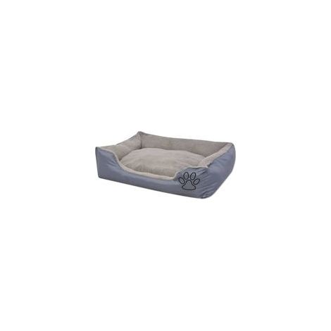 Un panier rembourré pour chien, taille S, gris. (1/4)