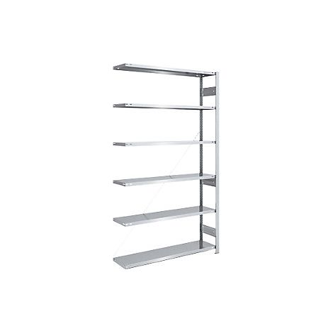 eurokraft pro Scaffale lungo a innesto zincato altezza 2500