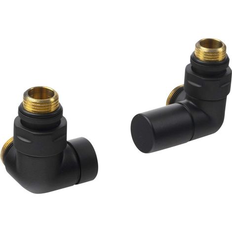 Sapho Corner - Anschlussgarnitur triaxial, rechte Ausführung, schwarz matt CP130BS (1/2)