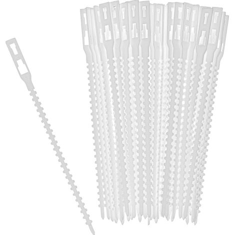 Windhager Universalbinder transparent, 20 Stück Gartendraht