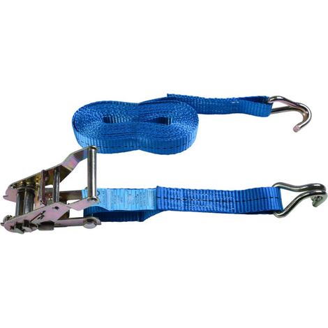 Cinghia di ancoraggio 1500 kg. con tenditore e cinghia con gancio 25 mm x 5 mt. (1/3)