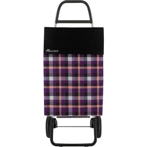 Rolser Carrello della spesa moderno in alluminio pieghevole