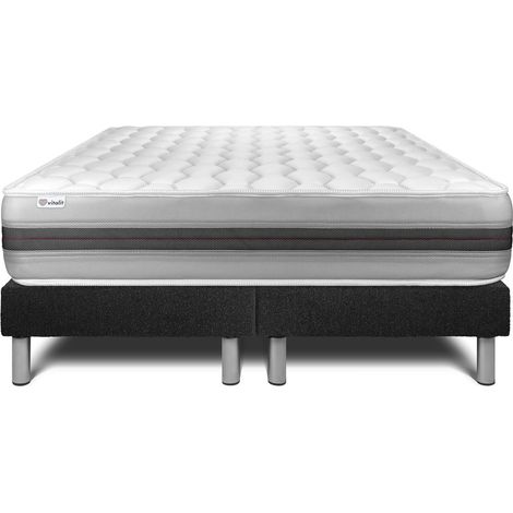 Matratzen- und Lattenrost-Set 2x80x200 cm - Vitalspring Recover