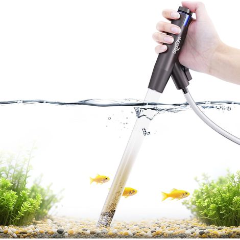 Nettoyeur de gravier réglable pour aquarium (1/5)