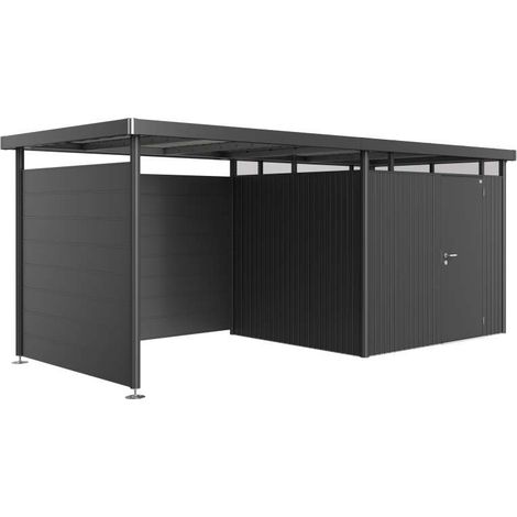 Tetto laterale casetta HighLine Misura H3 grigio scuro metallizzato