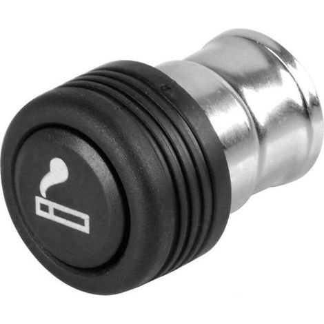 Allume-cigare 12V - AVIZAR - Universel - Chauffe rapide - Acier inoxydable - Noir (1/5)