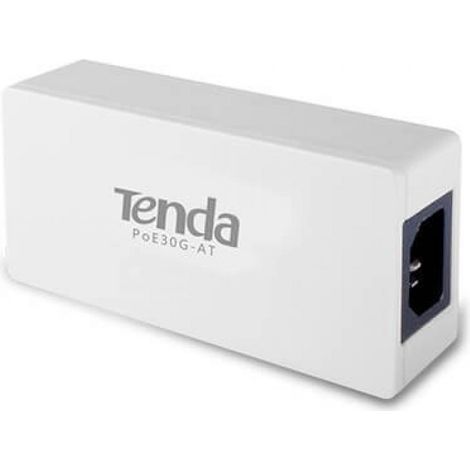 Tenda POE30G-AT Gigabit Power Injector AF/AT 30W, 802.3af, 802.3at, 2x GLAN 10/100/1000 Mb/s, PoE+