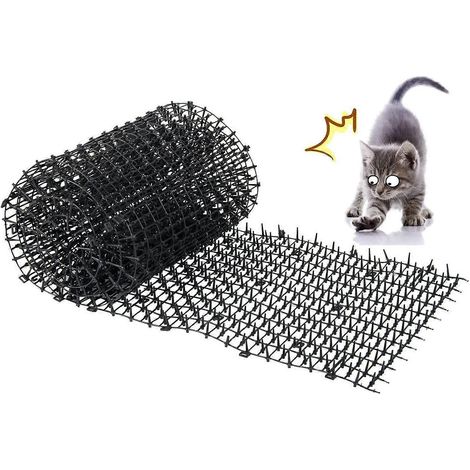 Tapis de jardin anti-chats à épines, grille anti-chiens et chats, 400 x 30 cm (1/5)