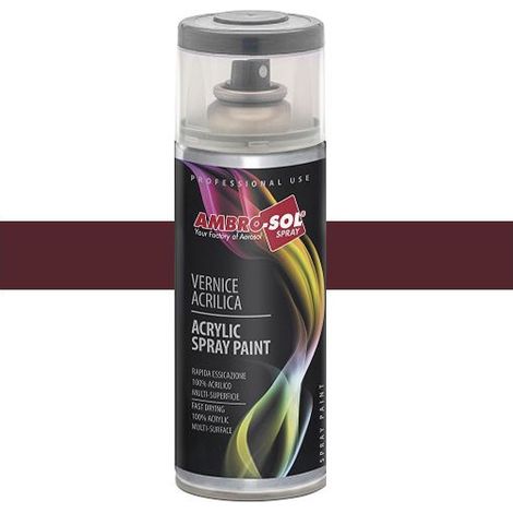 PEINTURE AÉRO ACRYLIQUE ROUGE VIN - 400 ML