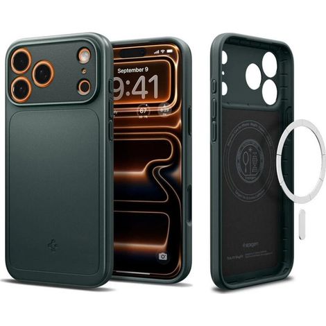 Spigen Thin Fit MagFit Back Cover Verde Apple iPhone 17 Pro Max