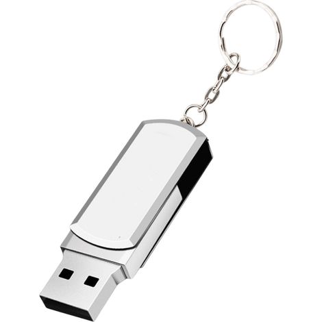 1 clé USB métal, capacité élevée, transfert rapide, compacte 38x16x0,6 cm, idéale pour cadeau ou usage professionnel (1/5)