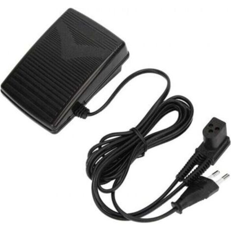 Universelles Nähmaschinen-Fußpedal, 220 V mit EU-Netzkabel, kompatibel mit allen Marken - KZQ