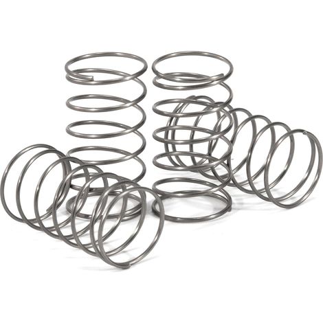 4 Pièces - Ressort De Compression - Acier Inoxydable - Haute Résistance Et Élasticité - Pour Appareils Mécaniques Et Électriques - Couleur Acier - 1x16x35 Cm (1/5)