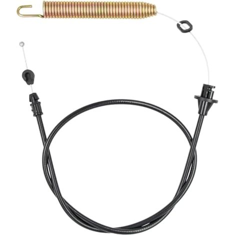 175067 Cable d'embrayage pour tondeuse à gazon AYP Husqvarna Poulan Roper Craftsman 169676 532169676 532175067 21547184 Longueur du cable : 114,3 cm Longueur du conduit : 81,3 cm (1/4)