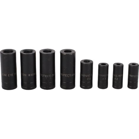 Jeu de douilles pour tarauds 70500 avec support de rangement, adaptateur 1/4 et 3/8 pouces, compatible norme MCTI (1/5)