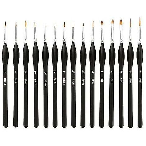 Detail Paint Brushes Set 10pcs Miniature Brushes For Fine Detailing & Art Painting - Acrylic, Watercolor,oil,models, Warhammer 40k. (1/3)