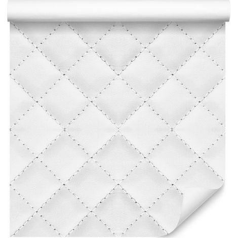 Papel pintado con diseño acolchado para salón y dormitorio, 50x1000 cm. (1/5)