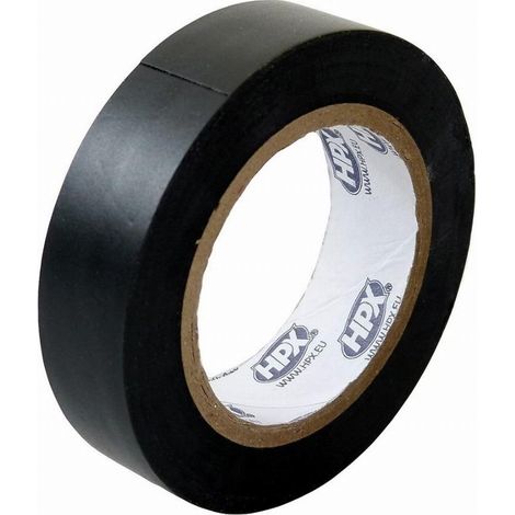 Ruban PVC Noir pour électricien 19mm x 20m HPX - IB1920 (1/3)