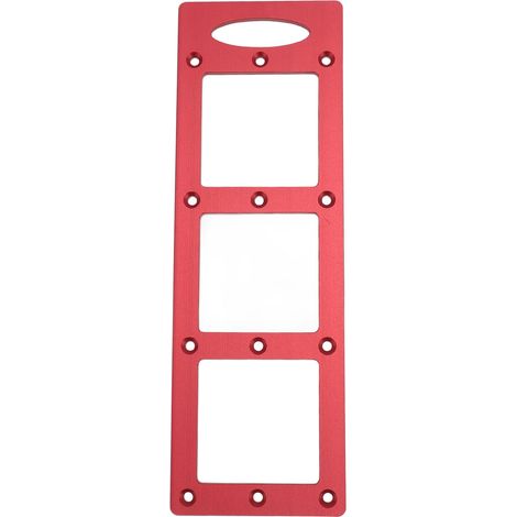Plantilla para caja de cables tipo 86, abertura de 70 x 70 mm, fabricada en aleación de aluminio, molde para caja base de toma de corriente tipo 86. (1/5)