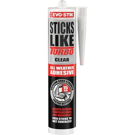 EVO-STIK 30623834 Sticks Like Turbo Clear 290ml EVO30623834 (1/5)