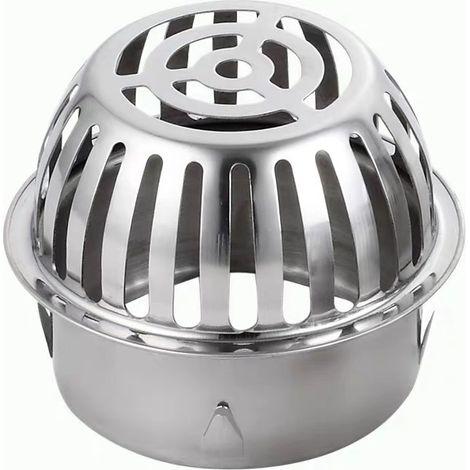Ø90、mm Stainless Steel Gutter Filters Metal Outer Guards to Help Keep Drain Clear Stops Blockage Leaves and Debris