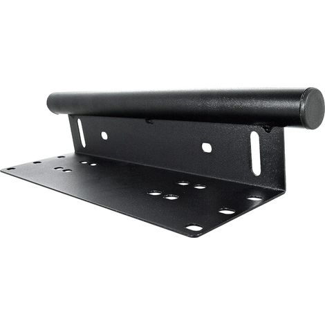 17 Pouces Support Universel de Plaque d'immatriculation Voiture, Aluminium Support de Barre d'éclairage LED, Feux de Travaille Support de Fixation de Plaque D'immatriculation Offroad 4x4 Noir (1/5)