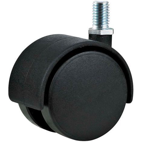 RUOTA PER MOBILI DOPPIA ø 40 - perno MA8 - capacità kg 25 - pz 2 BL