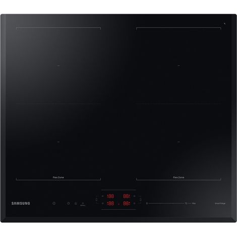 Samsung – Plaque à induction 60 cm 4 foyers – Commande tactile – Puissance 7400W – Intégrée pour cuisine moderne
