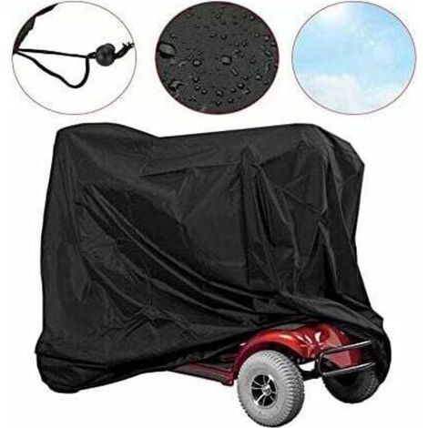 Bâche de Protection pour Scooter électrique, Housse Imperméable pour Scooter de Mobilité, Couverture de Scooter étanche, Anti-poussière, Soleil, Coupe-Vent et Anti-UV(1406691cm) - (1/4)