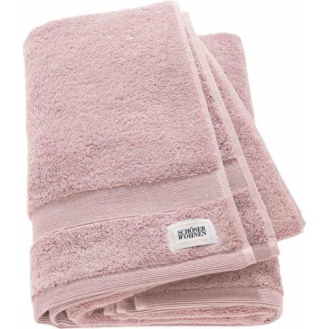 SCHÖNER WOHNEN asciugamano da doccia CUDDLY - 1 pezzo 70x140 cm, orchidea