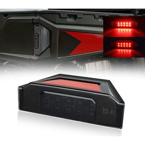 1 color: Black Material: ABS 2412774 Brake signal light, suitable for ATV accessories. (1/4)