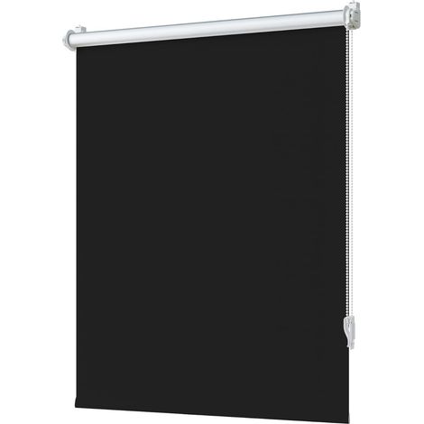 Enrouleur Occultant sans Perçage, Noir, 45l x 170L cm (1/5)