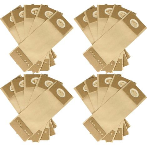vhbw 20x filtro turbo reemplaza Festool 489127, 487871, 487779, 483674 para lijadora orbital y aleatoria - Bolsa aspiradora de papel (set)