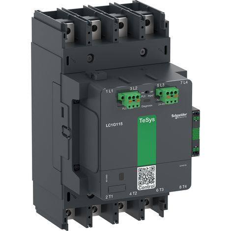Contacteur TeSys G115 4P SCHNEIDER 24-48V ACDC, 4 pôles, haute fiabilité et haute performance.
