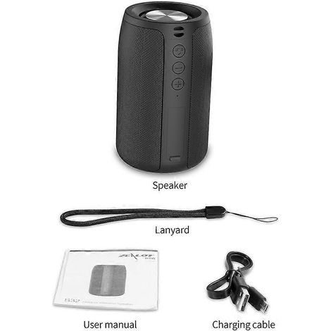 Tragbarer Lautsprecher mit Geräuschunterdrückung, Bluetooth-Funklautsprecher, wasserdicht, TWS-Kopplung, Stereo-Bassboost-Technologie