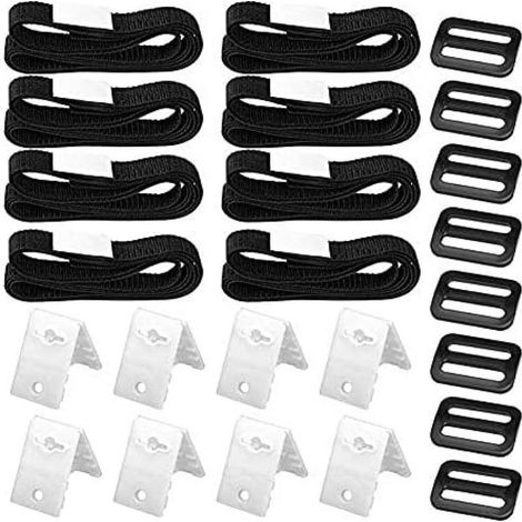Befestigungsgurt für Poolabdeckungsrollen – Kompatibel mit Solarabdeckungen von 3 bis 7,3 m Breite und 8 bis 16 mm Dicke – 8er-Pack (1/5)
