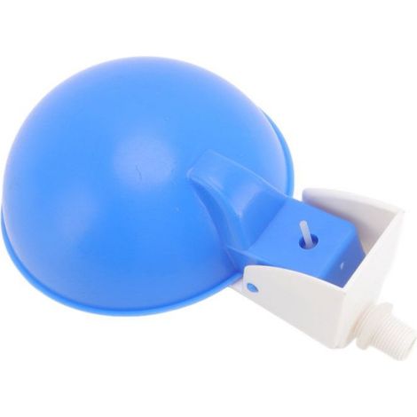 Pwshymi distributeur d'eau pour poulet Abreuvoir à poulet à filetage mâle G1/8, 10 pièces, tasse épaisse, jardin filet Rouge Bleue (1/5)