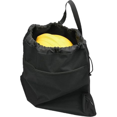 Sac Pour Casque De Vélo Tissu Oxford Cordon De Serrage Léger Grande Sac de rangement casque moto pour Motoneige, Ski, Le Sport, L'Équitation, Les Voyages, Hockey, La Soudure et Basket-b (1/5)