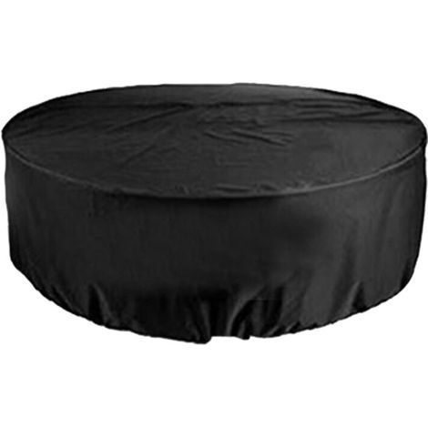 Jeffergarden Housse de protection ronde pour meubles d'extérieur, en tissu Oxford, anti-poussière, imperméable, pour Table de jardin, Patio, chaise (1/5)