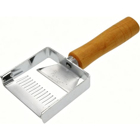 Fourche de désoperculation du miel 2 en 1 en acier inoxydable avec manche bois, apiculture pour la maison, la cuisine et le bureau (1/5)